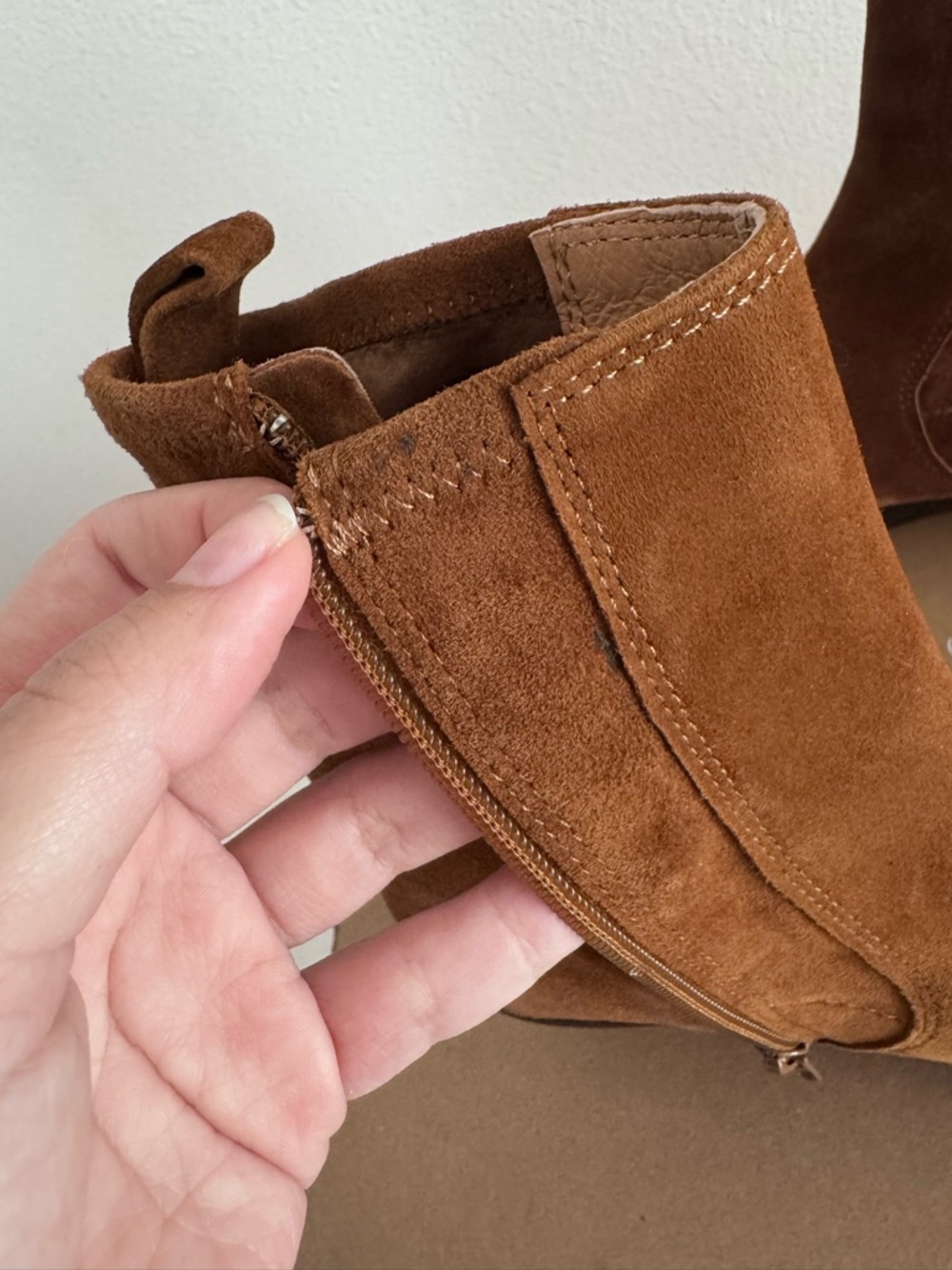 New Madewell The Idris Ankle Boot In Suede Size 9.5 - Picture 12 of 14